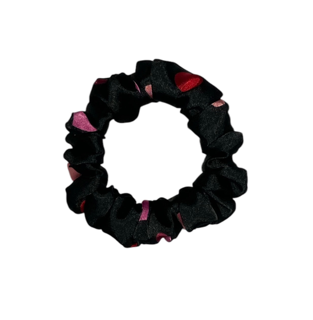 Black Valentine - Skinny Satin Scrunchie