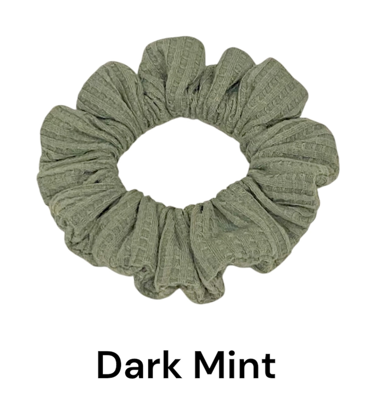 The Cotton Waffle Scrunchie