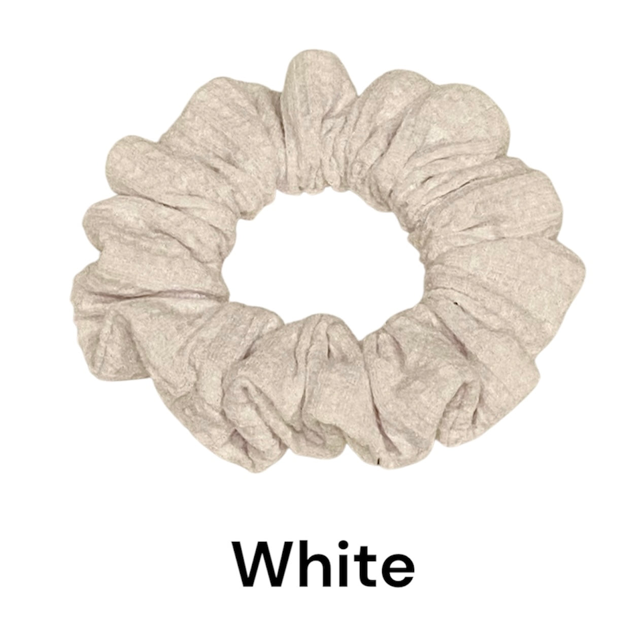 The Cotton Waffle Scrunchie