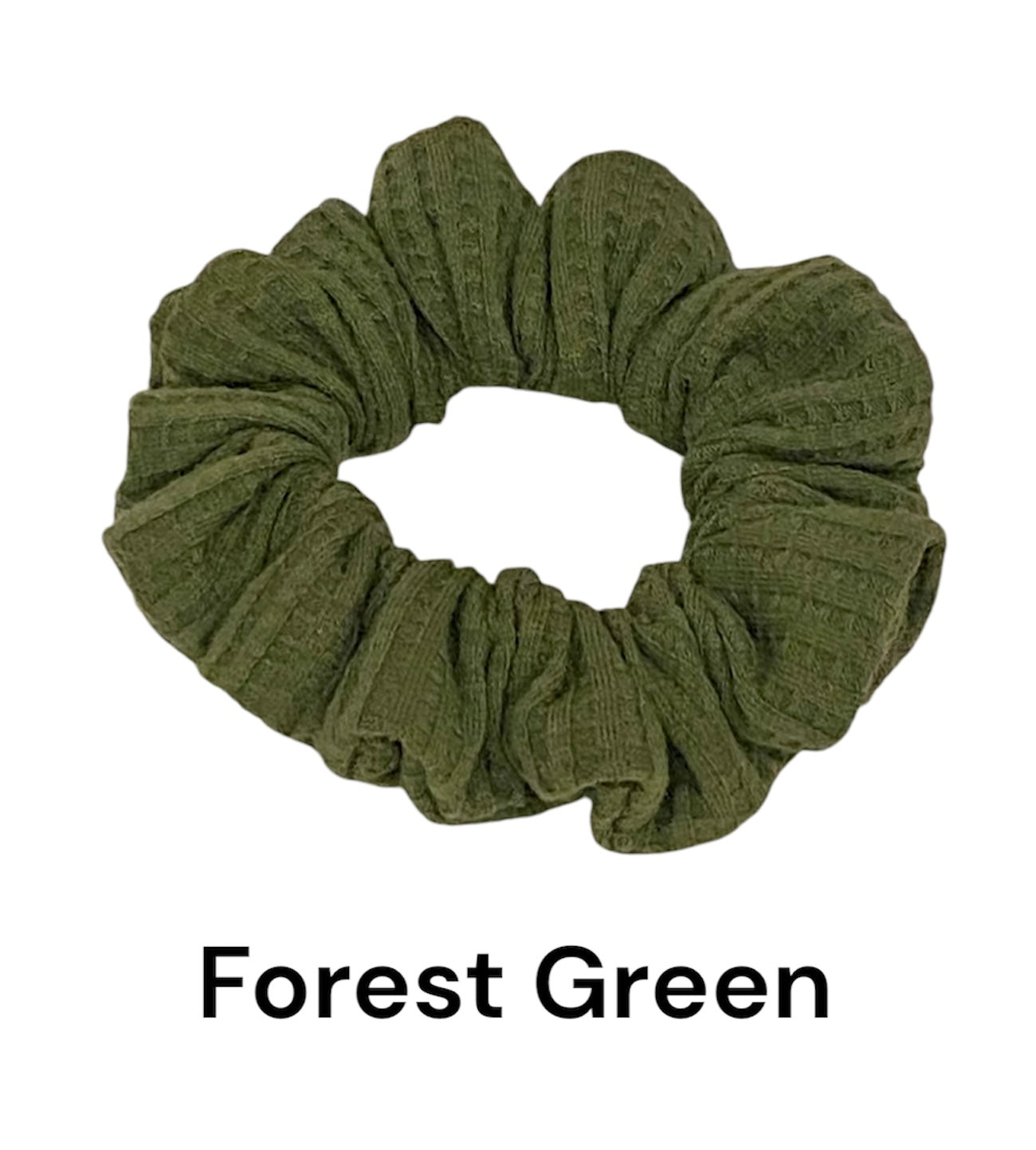 The Cotton Waffle Scrunchie
