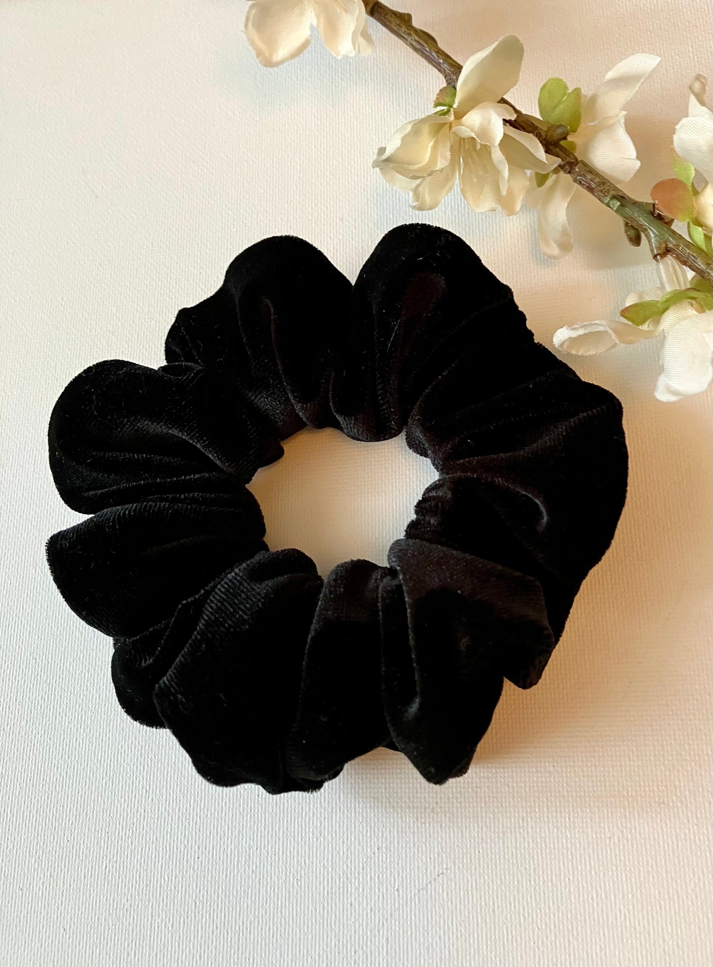 Black Velvet Scrunchie