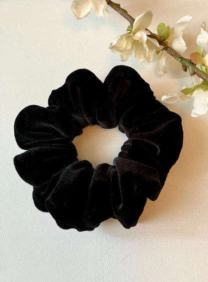 Black Velvet Scrunchie
