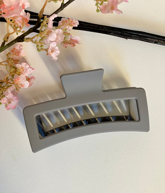 Matte Grey XL Claw Clip