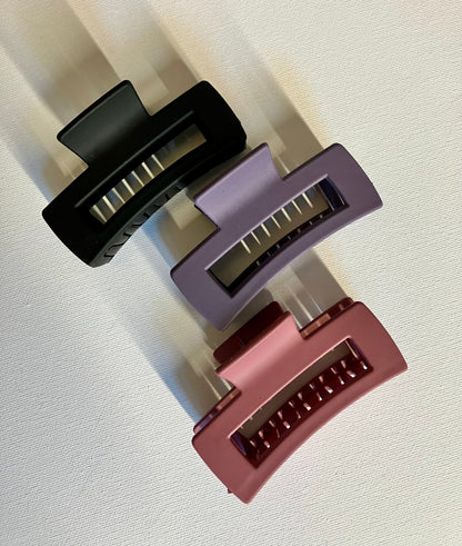 Matte Raspberry Medium Claw Clip