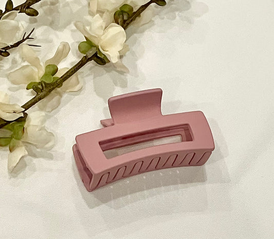 Matte Pink Medium Claw Clip