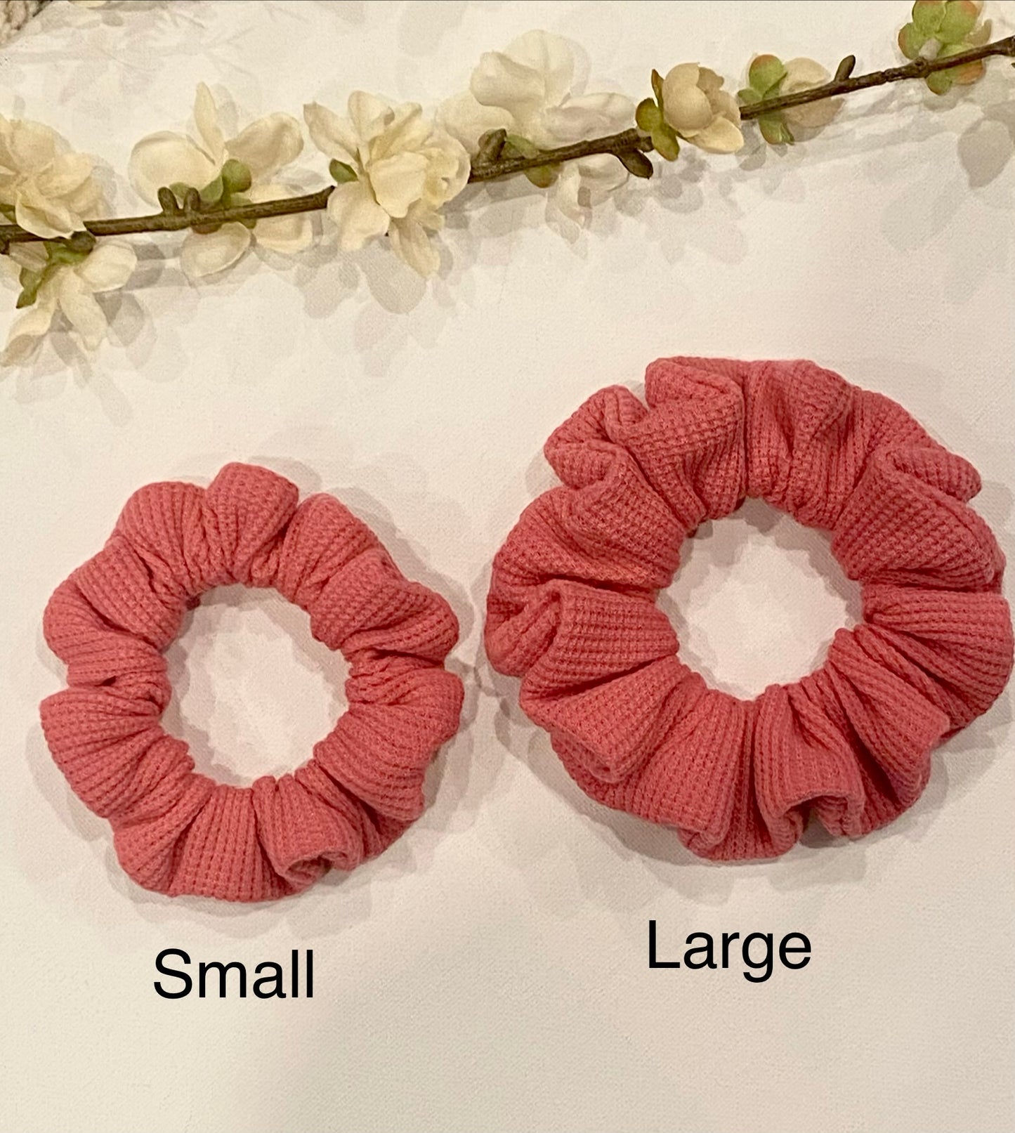 Organic Waffle Scrunchies