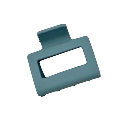 Matte Steel Blue Small Claw Clip