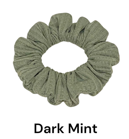 The Cotton Waffle Scrunchie
