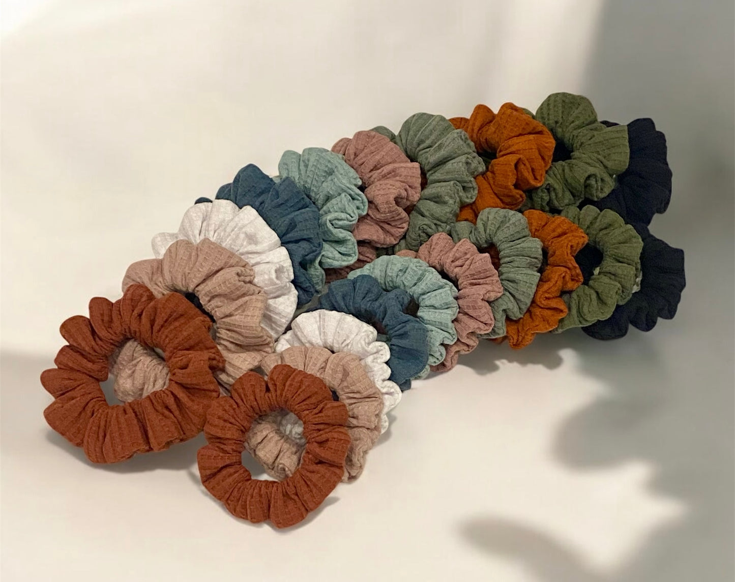 The Cotton Waffle Scrunchie