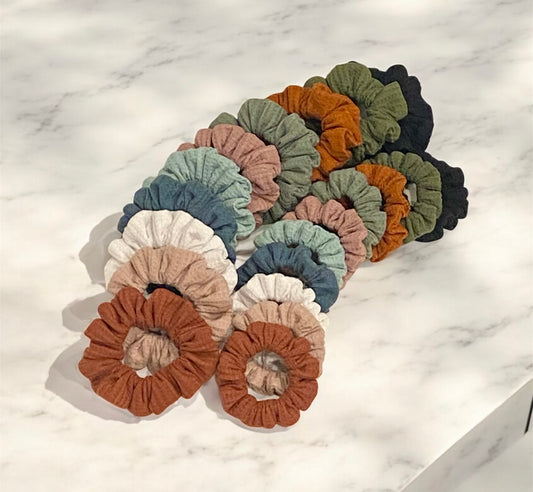 The Cotton Waffle Scrunchie