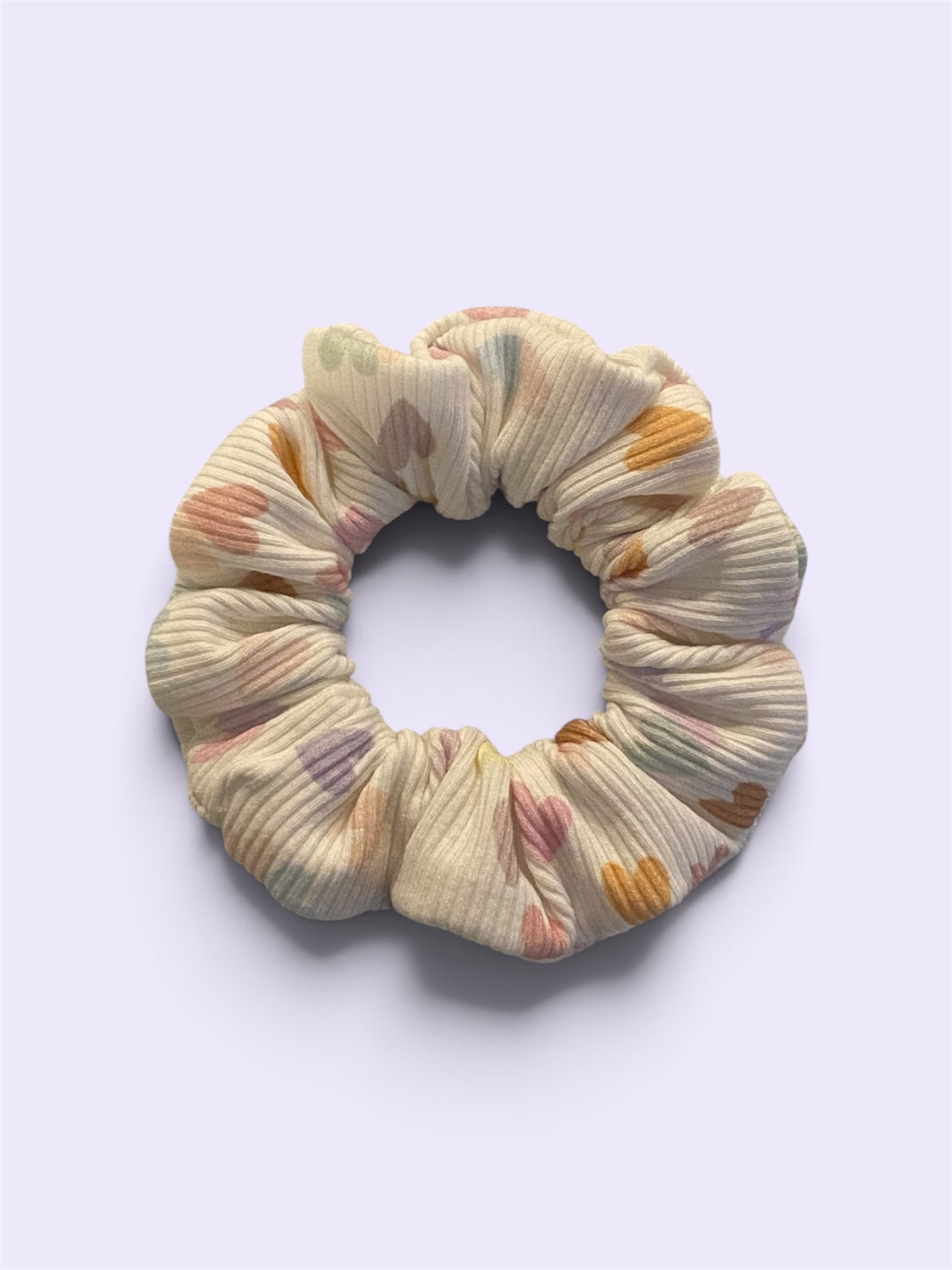 Pastel Hearts Ribbed