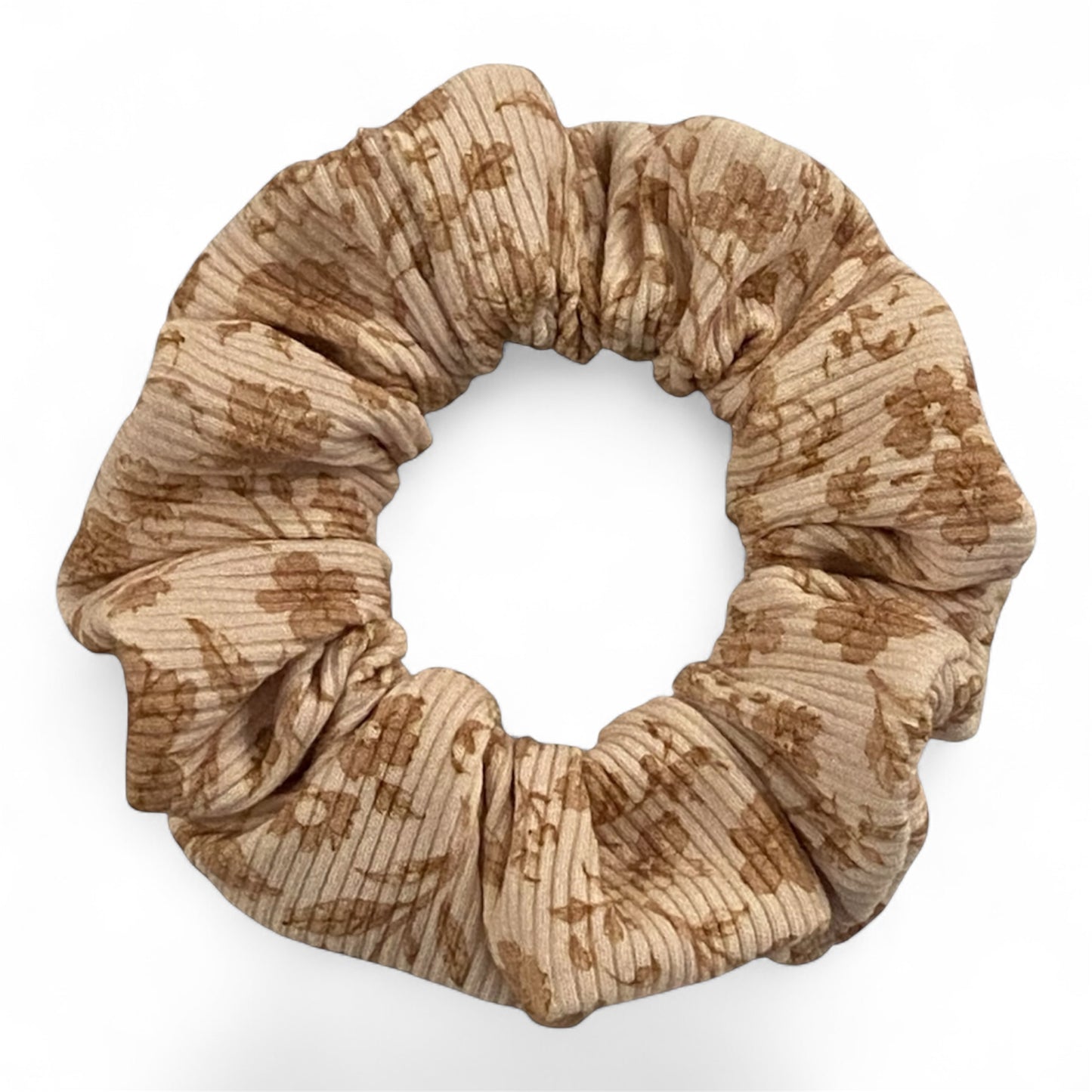 Vintage Flower Beige Rib